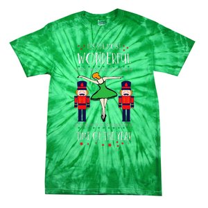 Nutcracker Mom Most Wonderful Tome Of The Year Ballet Xmas Tie-Dye T-Shirt