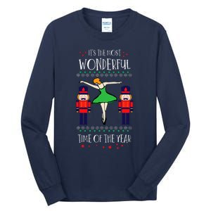 Nutcracker Mom Most Wonderful Tome Of The Year Ballet Xmas Tall Long Sleeve T-Shirt