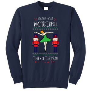 Nutcracker Mom Most Wonderful Tome Of The Year Ballet Xmas Tall Sweatshirt