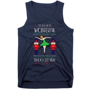 Nutcracker Mom Most Wonderful Tome Of The Year Ballet Xmas Tank Top