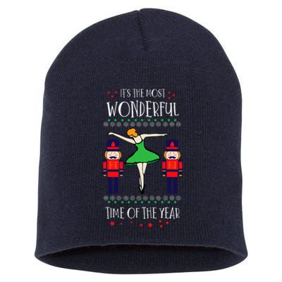 Nutcracker Mom Most Wonderful Tome Of The Year Ballet Xmas Short Acrylic Beanie