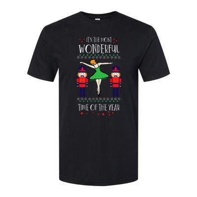 Nutcracker Mom Most Wonderful Tome Of The Year Ballet Xmas Softstyle® CVC T-Shirt