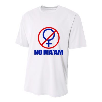 No MaAm Married With Children No MaAm Youth Performance Sprint T-Shirt