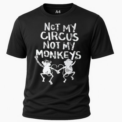 Not My Monkey Not My Circus Funny Monkey Quotes Performance Shirt