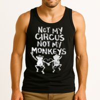 Not My Monkey Not My Circus Funny Monkey Quotes Tank Top