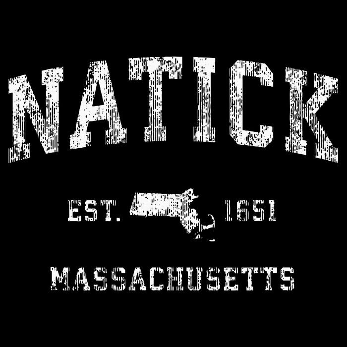 Natick Massachusetts Ma Vintage Athletic Sports Design Backpack