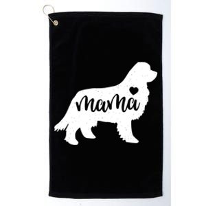 Newfoundland Mama Mom Dog Cute Mothers Day Gift Meaningful Gift Platinum Collection Golf Towel