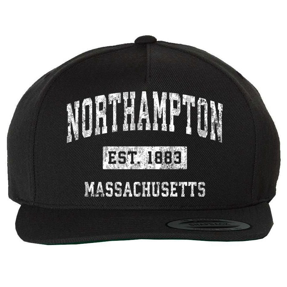 Northampton Massachusetts Ma Vintage Sports Wool Snapback Cap