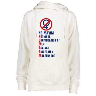 No MaAm Married With Children No MaAm Womens Funnel Neck Pullover Hood