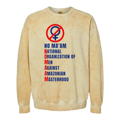 No MaAm Married With Children No MaAm Colorblast Crewneck Sweatshirt