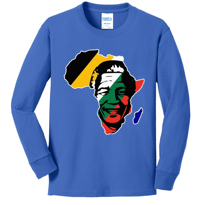 Neslon Mandela Kids Long Sleeve Shirt