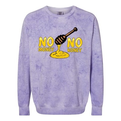 No Money No Honey Colorblast Crewneck Sweatshirt