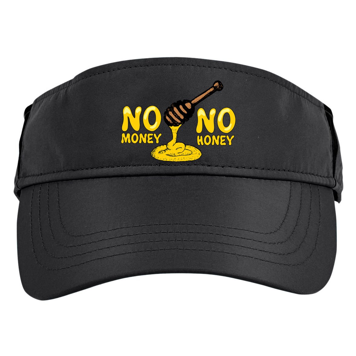 No Money No Honey Adult Drive Performance Visor
