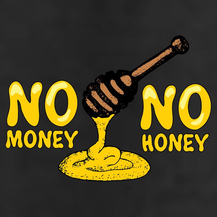 No Money No Honey Adult Drive Performance Visor