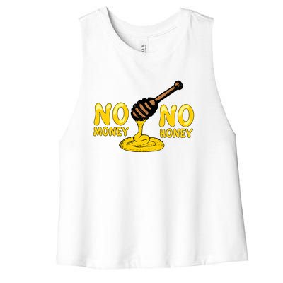 No Money No Honey Women's Racerback Cropped Tank