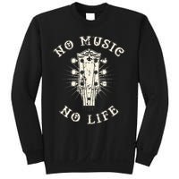 No Music No Life Music Lover Rhythm And Passion Retro Sweatshirt