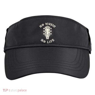 No Music No Life Music Lover Rhythm And Passion Retro Adult Drive Performance Visor