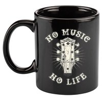No Music No Life Music Lover Rhythm And Passion Retro 11oz C Handle Ceramic Mug