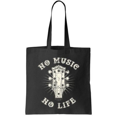 No Music No Life Music Lover Rhythm And Passion Retro Bag