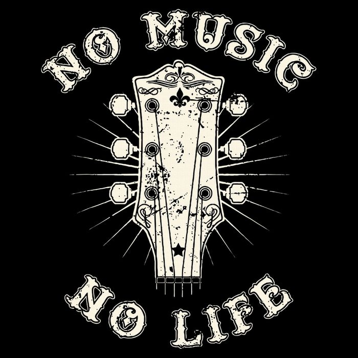 No Music No Life Music Lover Rhythm And Passion Retro Cooling Performance Long Sleeve Crew