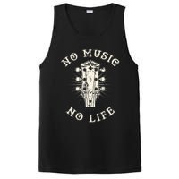 No Music No Life Music Lover Rhythm And Passion Retro PosiCharge Competitor Tank