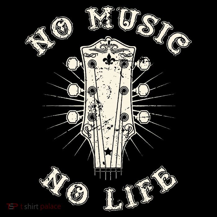 No Music No Life Music Lover Rhythm And Passion Retro Womens T-Shirt