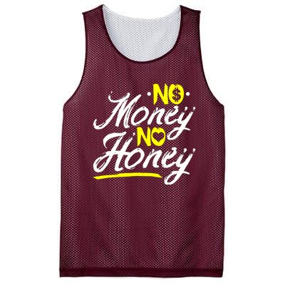 No Money No Honey Mesh Reversible Basketball Jersey Tank