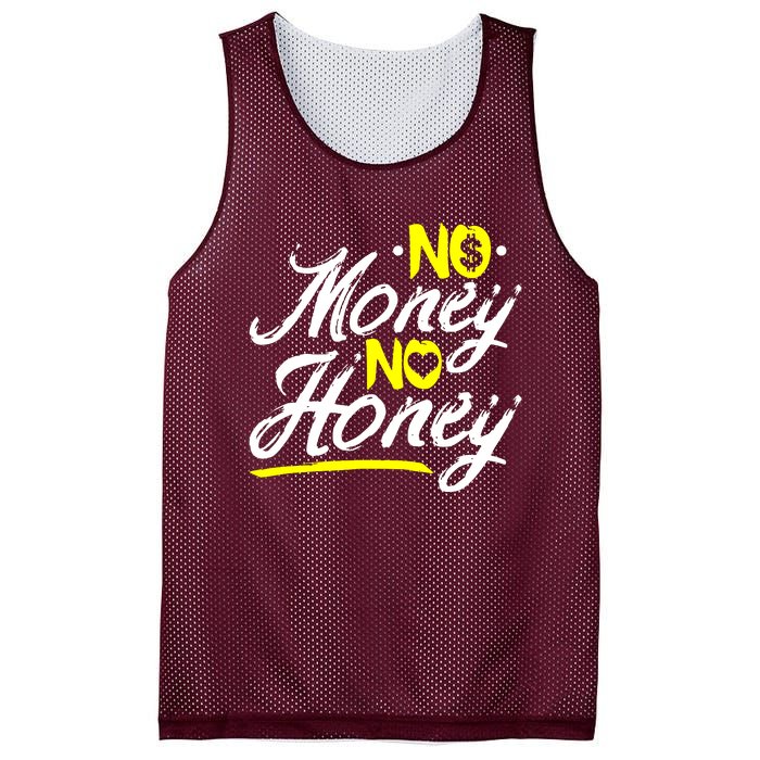 No Money No Honey Mesh Reversible Basketball Jersey Tank