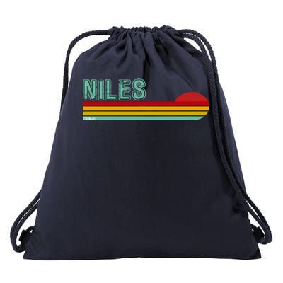 Niles Michigan Drawstring Bag