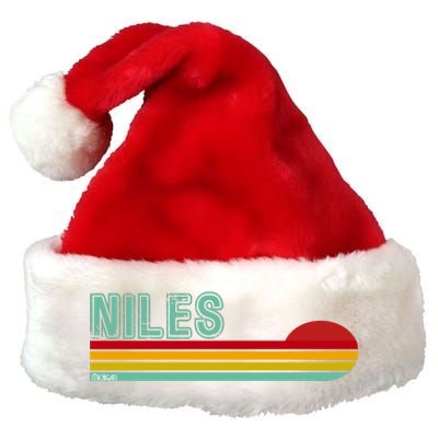 Niles Michigan Premium Christmas Santa Hat