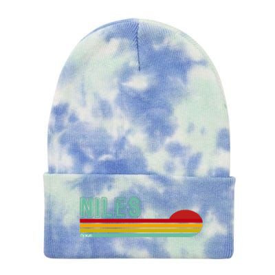 Niles Michigan Tie Dye 12in Knit Beanie