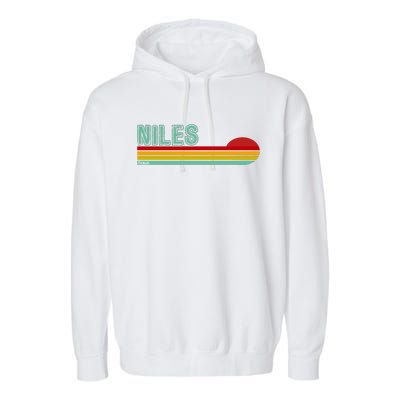 Niles Michigan Garment-Dyed Fleece Hoodie