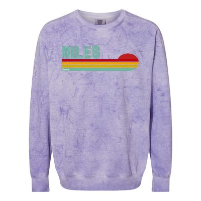 Niles Michigan Colorblast Crewneck Sweatshirt