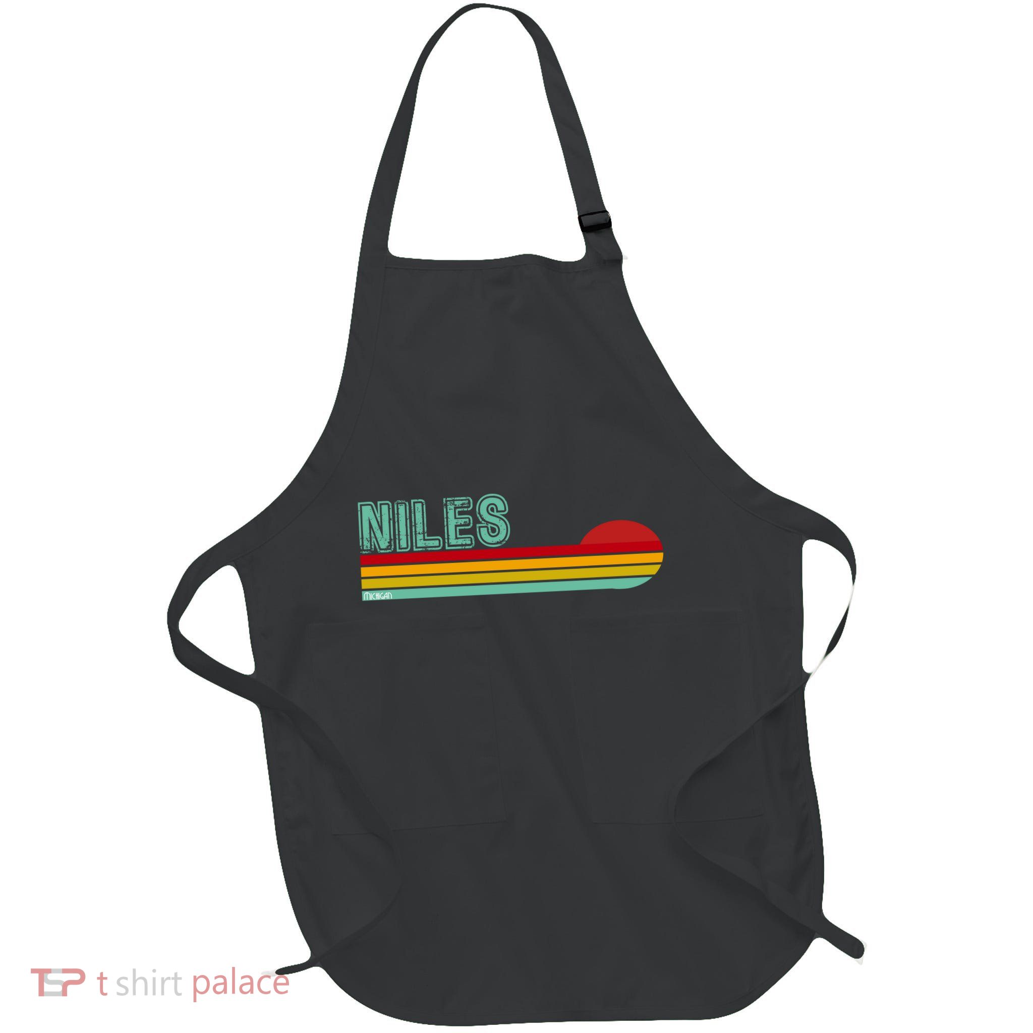 Niles Michigan Full-Length Apron With Pockets