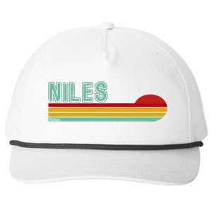 Niles Michigan Snapback Five-Panel Rope Hat