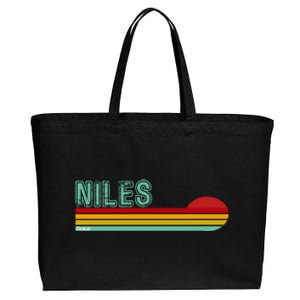 Niles Michigan Cotton Canvas Jumbo Tote