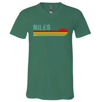 Niles Michigan V-Neck T-Shirt