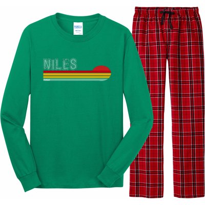 Niles Michigan Long Sleeve Pajama Set