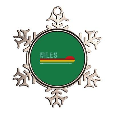 Niles Michigan Metallic Star Ornament