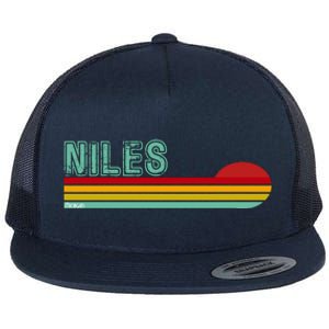 Niles Michigan Flat Bill Trucker Hat