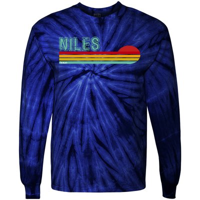 Niles Michigan Tie-Dye Long Sleeve Shirt