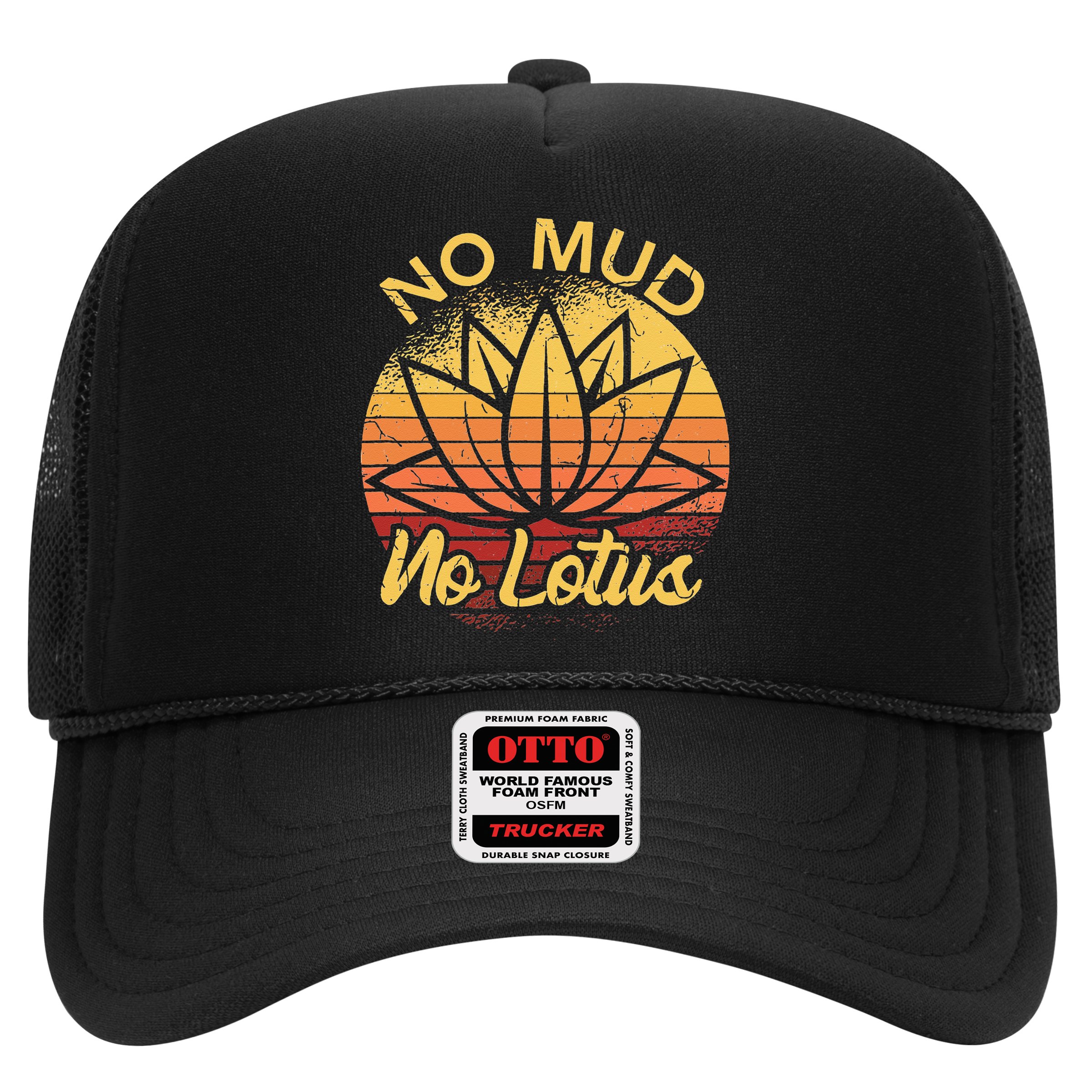 No Mud No Lotus Flower Yoga Meditation Spiritual Gift Hat