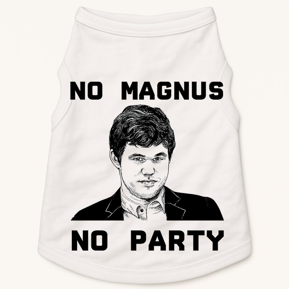 No Magnus No Party Doggie Tank