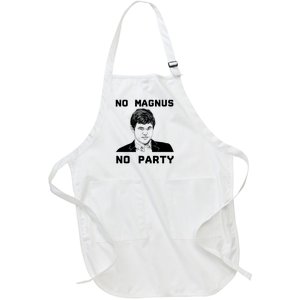 No Magnus No Party Full-Length Apron With Pockets