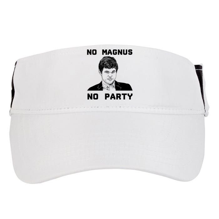 No Magnus No Party Adult Drive Performance Visor