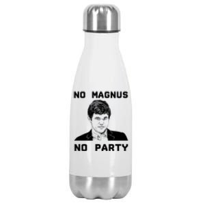 No Magnus No Party Stainless Steel Insulated Water Bottle