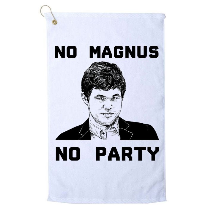 No Magnus No Party Golf Towel