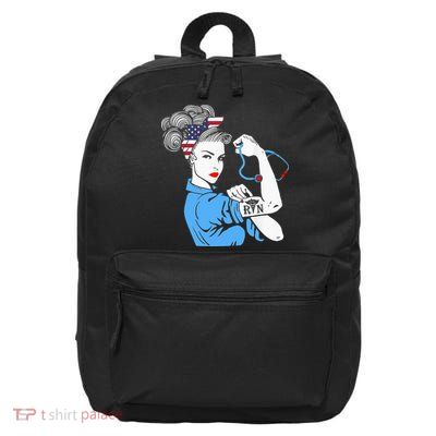 Nurse Mom Nurse Wife Classic Mother's Day Gift 16 in Basic Backpack