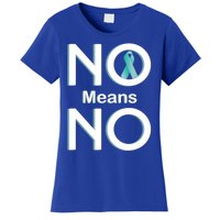 No Means No Sexual Assault Awareness Month Gift Women's T-Shirt