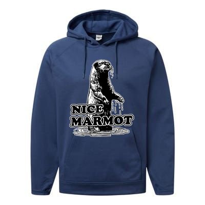 Nice Marmot Performance Fleece Hoodie